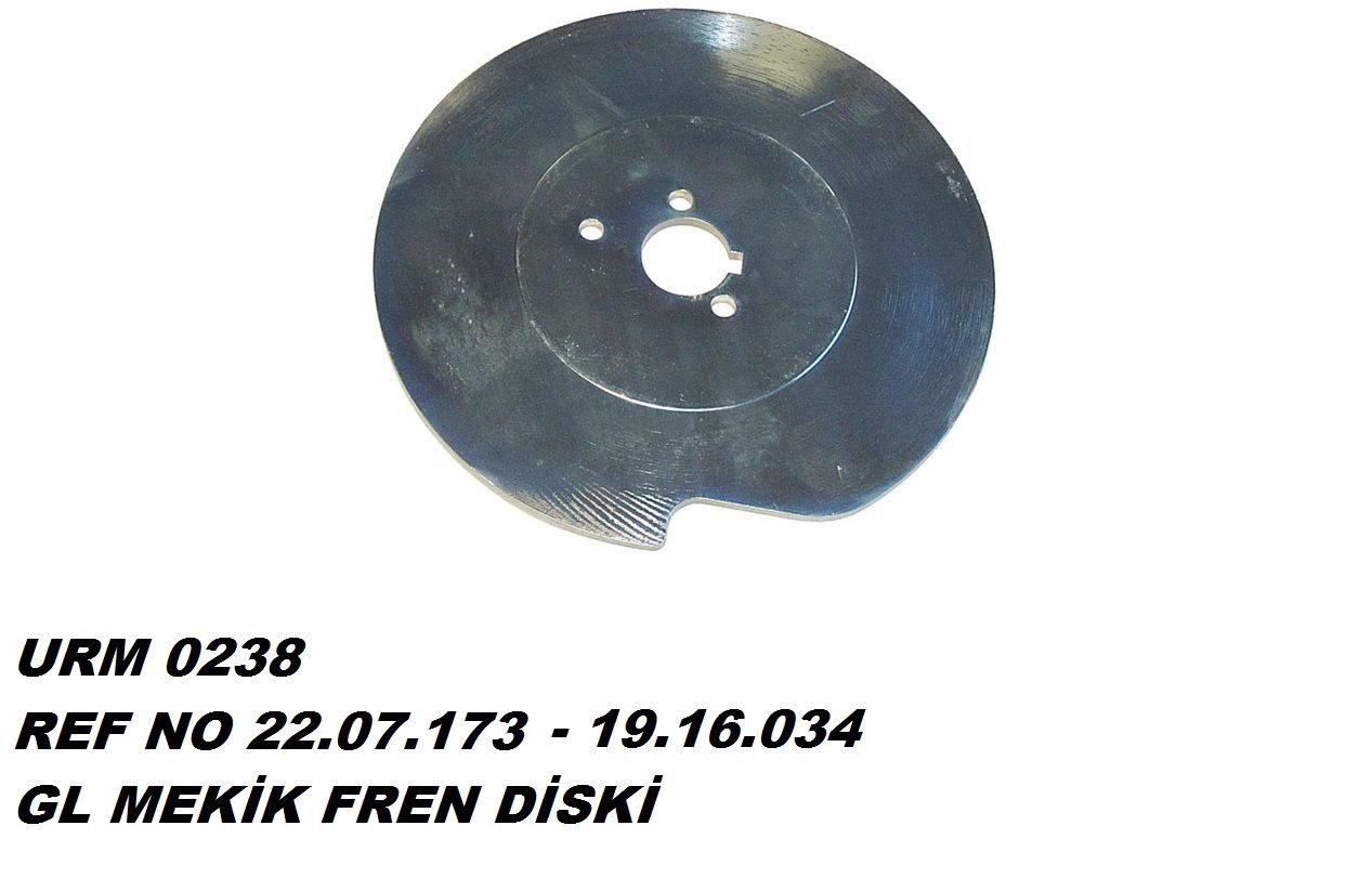 BEŞİK FREN DİSKİ ÜST REF NO : 22.07.173