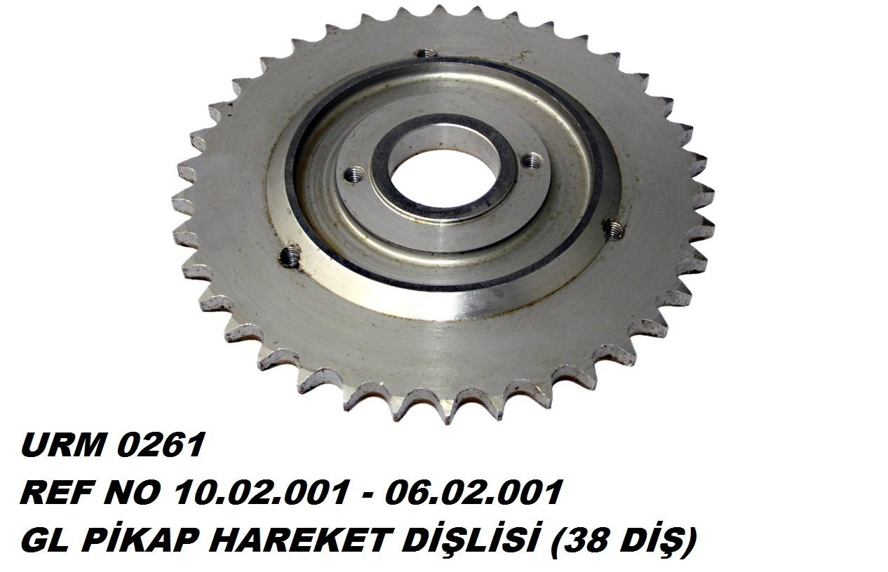 PİKAP HAREKET DİŞLİSİ 38 DİŞ REF NO : 10.02.001
