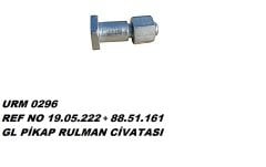 PİKAP RULMAN CIVATASI TERS DİŞ REF NO : 19.05.222