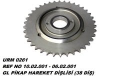 PİKAP HAREKET DİŞLİSİ 38 DİŞ REF NO : 10.02.001