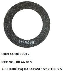 VOLAN DEBRİYAJ BALATASI EM ERF NO : 88.66.015