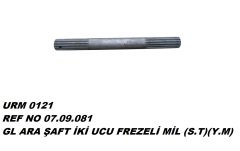YABA FREZELİ MİL 14 DIŞ REF NO : 07.09.081