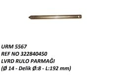 RULO PARMAĞI 14MM DELİK 8MM UZUNLUK 192MM REF NO: LA 322840450