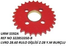 RULO DİŞLİSİ 28.60 BURÇLU REF NO: LA 322853350