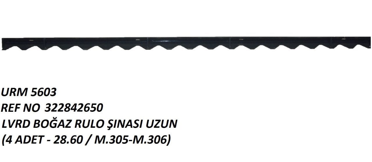 BOĞAZ RULO ŞINASI UZUN TAKIM REF NO: LA 322842650