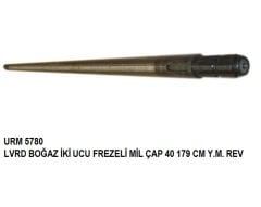 BOĞAZ İKİ UCU FREZELİ MİL ÇAP 40 MM 179CM