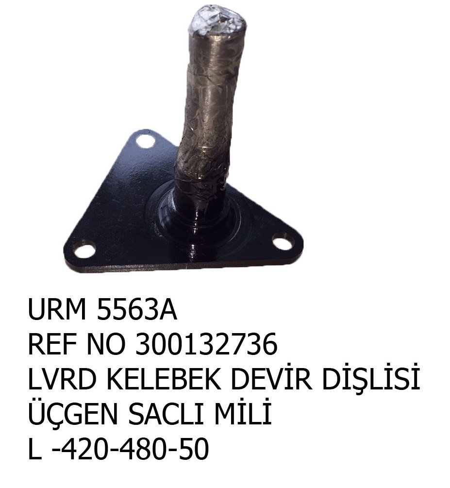 KELEBEK DEVİR DİŞLİSİ ÜÇGEN SAÇLI MİL REF NO: LA 300132736