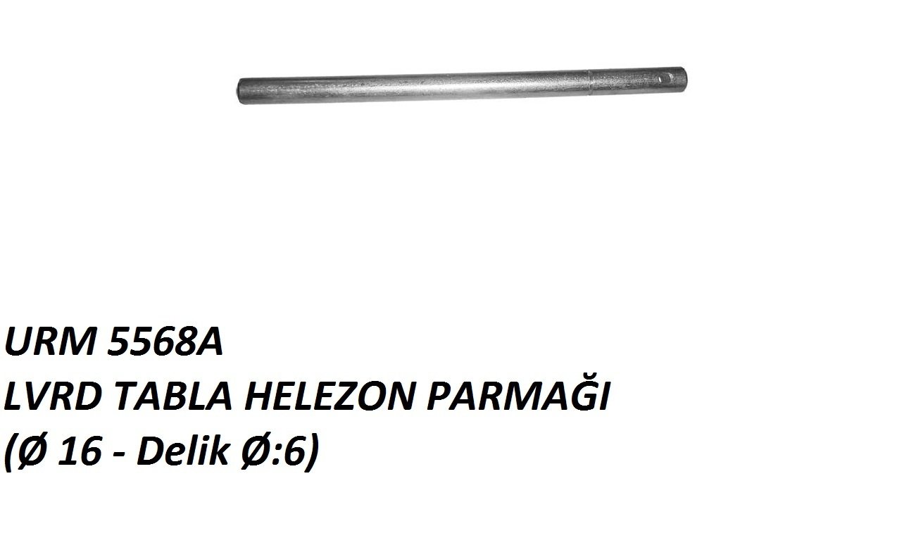 TABLO HELEZON PARMAĞI ÇAP 16 MM  DELİK 6 MM
