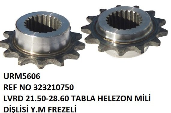 TABLO HELEZON MİLİ DİŞLİSİ YM FREZELİ REF NO: LA 323210750