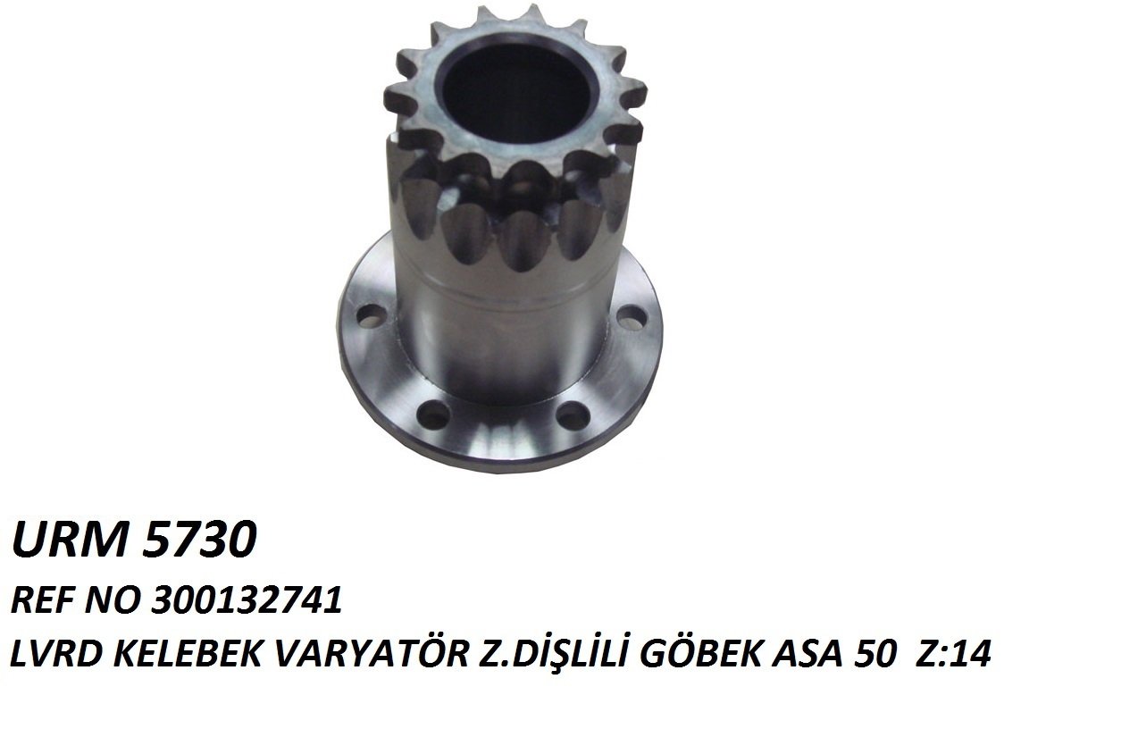 KELEBEK VARYATÖR ZİNCİR DİŞLİLİ GÖBEK REF NO: LA 300132741