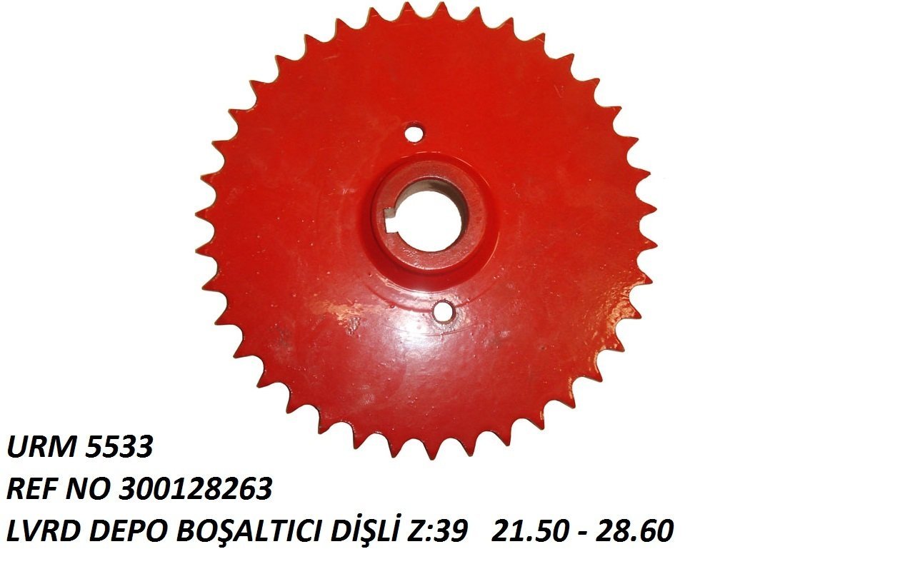 DEPO BOŞALTICI DİŞLİSİ Z 39 REF NO: LA 300128263