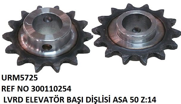 ELEVATÖR BAŞI DİŞLİSİ ASA50 Z:14 REF NO: LA 300110254